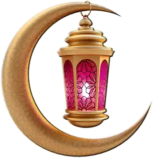 Луна и фонарь